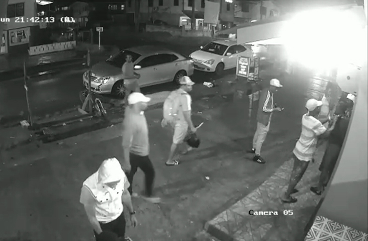 cctv footage night robbery suspicious activity convicts duo