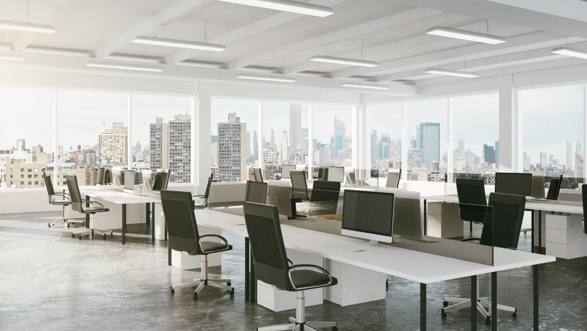Lighting in open offices